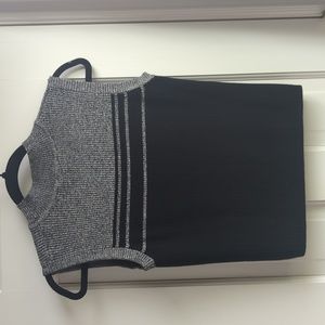 Vintage mock neck sweater vest